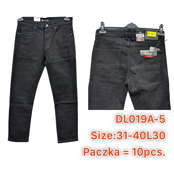 Spodnie męskie jeans Roz 31-40, 1 Kolor .Paczka 10 szt